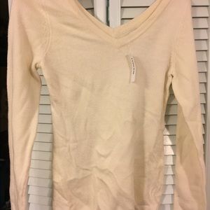 Old Navy cream colored sweater